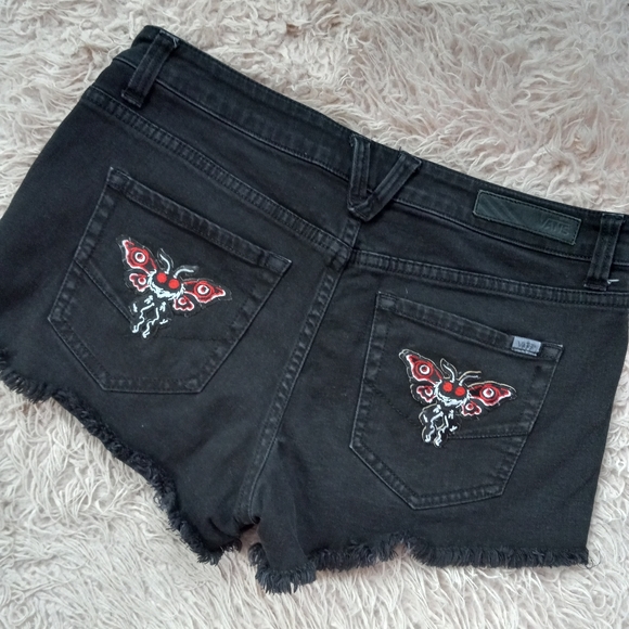 Fandom themed OOAK customized denim shorts! Spring drop! PRICE FIRM! - Picture 5 of 16